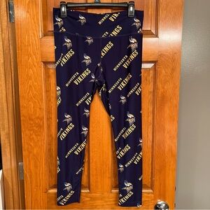 Minnesota Vikings cropped leggings